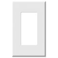 Ezgeneration LV80301x-LV80301W Decora Plus Screwless Snap-On Wallplate, 1 Gang, White EZ1574038